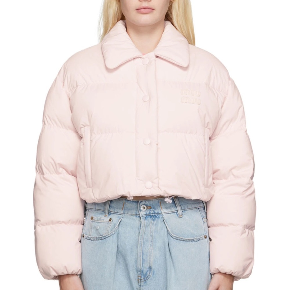 Sold❌Miu Miu Pink Pufter Jacket